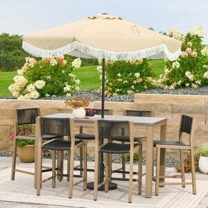 Beige Patio Umbrella